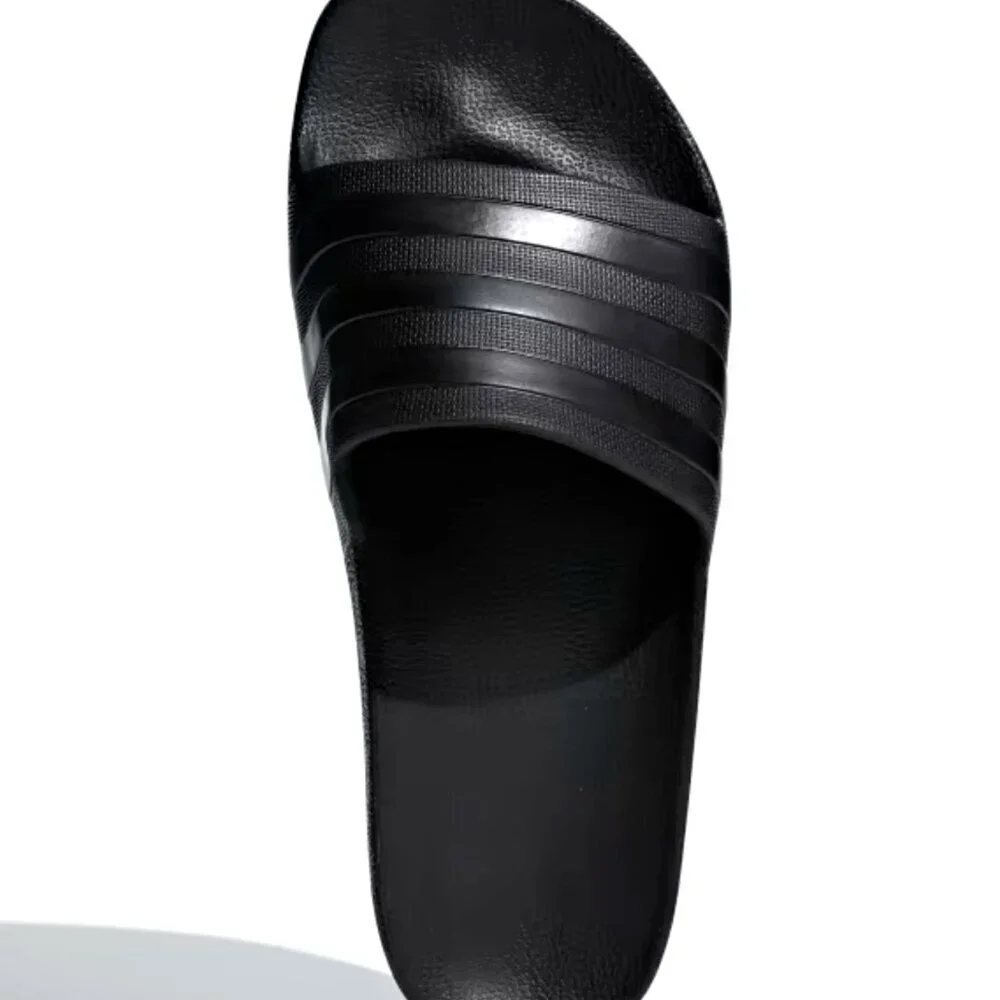 ADIDAS Men's Adilette Aqua Sandals Slides ~ SIZE 7 /8 /12 /13 #F35550 BLACK